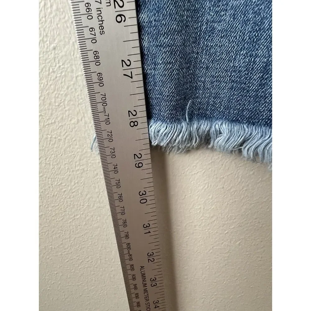 KanCan Skinny Jeans Womens 30 Distressed Whiskered Mid Rise Stretch Denim - Picture 6 of 11